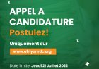 Appel à candidature pour les organisations des jeunes de la société civile (OSC)