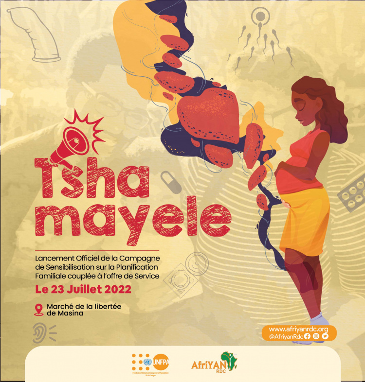 C'est parti pour "Tsha Mayele", notre campagne de sensibilisation sur le planning familial et l'offre de service !
